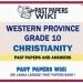Western Province Grade 10 Christianity Past Papers - English Medium