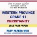 Western Province Grade 11 Christianity Third Term Paper 2018 – Sinhala Medium