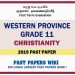 Western Province Grade 11 Christianity First Term Paper 2019 – Sinhala Medium