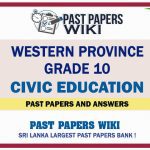 Western Province Grade 10 Civic Education Third Term Paper 2016 ...