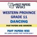 Western Province Grade 11 Dancing Past Papers - Sinhala Medium