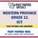 Western Province Grade 11 ICT Past Papers - Sinhala Medium