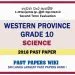 Western Province Grade 10 Science Second Term Paper 2018 – English Medium