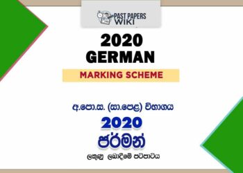 2020 O/L German Marking Scheme2020 O/L German Marking Scheme