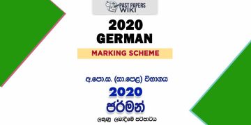 2020 O/L German Marking Scheme2020 O/L German Marking Scheme