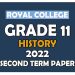 Royal College Grade 11 History Second Term Paper 2022 Sinhala Medium
