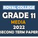 Royal College Grade 11 Communication And Medial Studies Second Term Paper 2022 Sinhala Medium