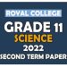 Royal College Grade 11 Science Second Term Paper 2022 Sinhala Medium