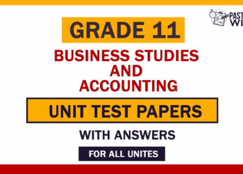 Grade 11 Business Studies And Accounting Unit Test Papers with Answers