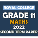 Royal College Grade 11 Mathematics Second Term Paper 2022 | Sinhala Medium