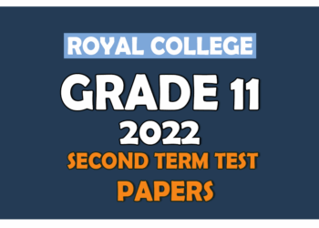 Royal College Term Test Papers 2022