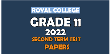 Royal College Term Test Papers 2022