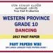 Western Province Grade 10 Dancing Third Term Paper 2017 – Sinhala Medium