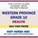 Western Province Grade 10 Health Third Term Paper 2017 – Sinhala Medium