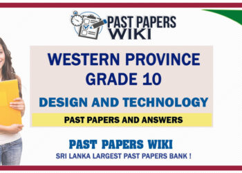 Western Province Grade 10 Design And Technology Past Papers - Sinhala Medium