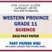 Western Province Grade 11 Science Third Term Paper 2016 – English Medium