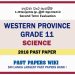 Western Province Grade 11 Science Second Term Paper 2018 – English Medium