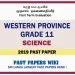 Western Province Grade 11 Science First Term Paper 2019 – Sinhala Medium