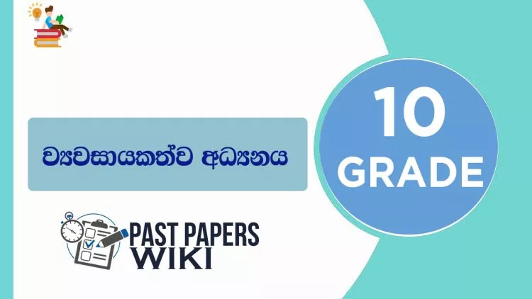 Grade 10 Entrepreneurship Studies