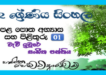Grade 02 Sinhala Questions And Answers | Unit 01