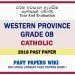 Western Province Grade 08 Catholic Third Term Past Paper 2018