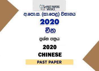 2020 OL Chinese Past Paper