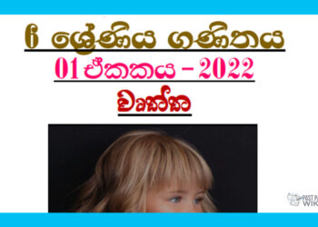 Grade 06 Mathematics | Unit 01 - 2022