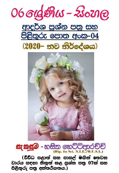 Grade 06 Sinhala Model Paper Book | No 04