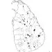 Empty Sri Lanka Map for Practice Ol History Map Marking in GCE OL Examination