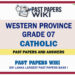 Western Province Grade 07 Catholic Past Papers - Sinhala Medium