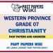 Western Province Grade 07 Christianity Past Papers - Sinhala Medium