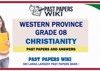 Western Province Grade 08 Christianity Past Papers - Sinhala Medium