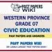Western Province Grade 07 Civic Education Past Papers - Sinhala Medium