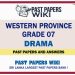 Western Province Grade 07 Drama Past Papers - Sinhala Medium