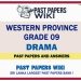 Western Province Grade 09 Drama Past Papers - Sinhala Medium