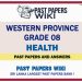 Western Province Grade 08 Health Past Papers - Sinhala Medium