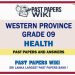 Western Province Grade 09 Health Past Papers - Sinhala Medium