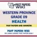 Western Province Grade 09 Health Past Papers - Sinhala Medium