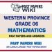 Western Province Grade 06 Mathematics Past Papers - Sinhala Medium