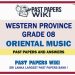 Western Province Grade 08 Oriental Music Past Papers - Sinhala Medium