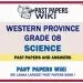 Western Province Grade 08 Science Past Papers - Sinhala Medium