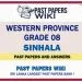 Western Province Grade 08 Sinhala Past Papers - Sinhala Medium