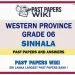 Western Province Grade 06 Sinhala Past Papers - Sinhala Medium