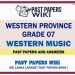 Western Province Grade 07 Western Music Past Papers - English Medium