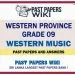Western Province Grade 09 Western Music Past Papers - English Medium