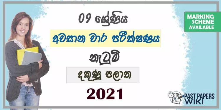 2021 Grade 09 Dancing 3rd Term Test Paper Southern Province
