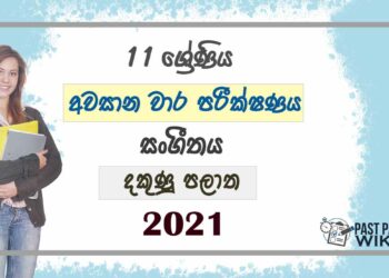 2021 Grade 11 Music 3rd Term Test Paper | Southern Province