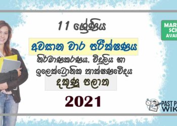 2021 Grade 11 Electronic Technology 3rd Term Test Paper | Southern Province