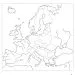 Empty Europe Map for Practice G.C.E A/L History of Europe Map Marking in Exam