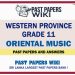 Western Province Grade 11 Oriental Music Past Papers - Sinhala Medium